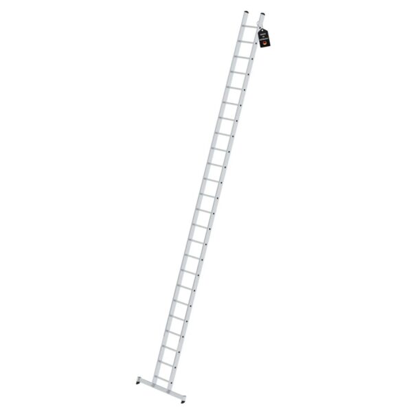 PROREGAL Sprossen-Anlegeleiter mit Traverse 24-Sprossen