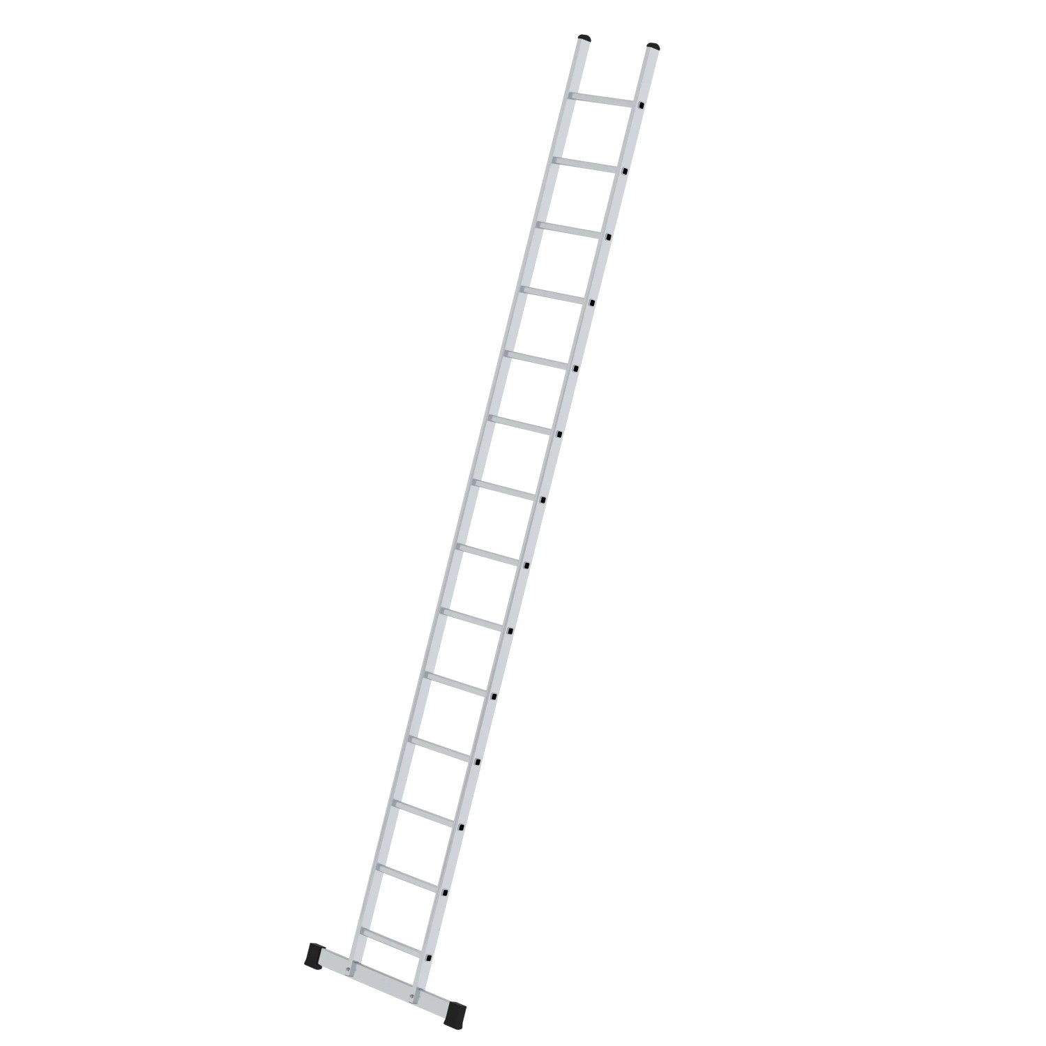 PROREGAL Sprossen-Anlegeleiter mit Standard-Traverse 14-Sprossen