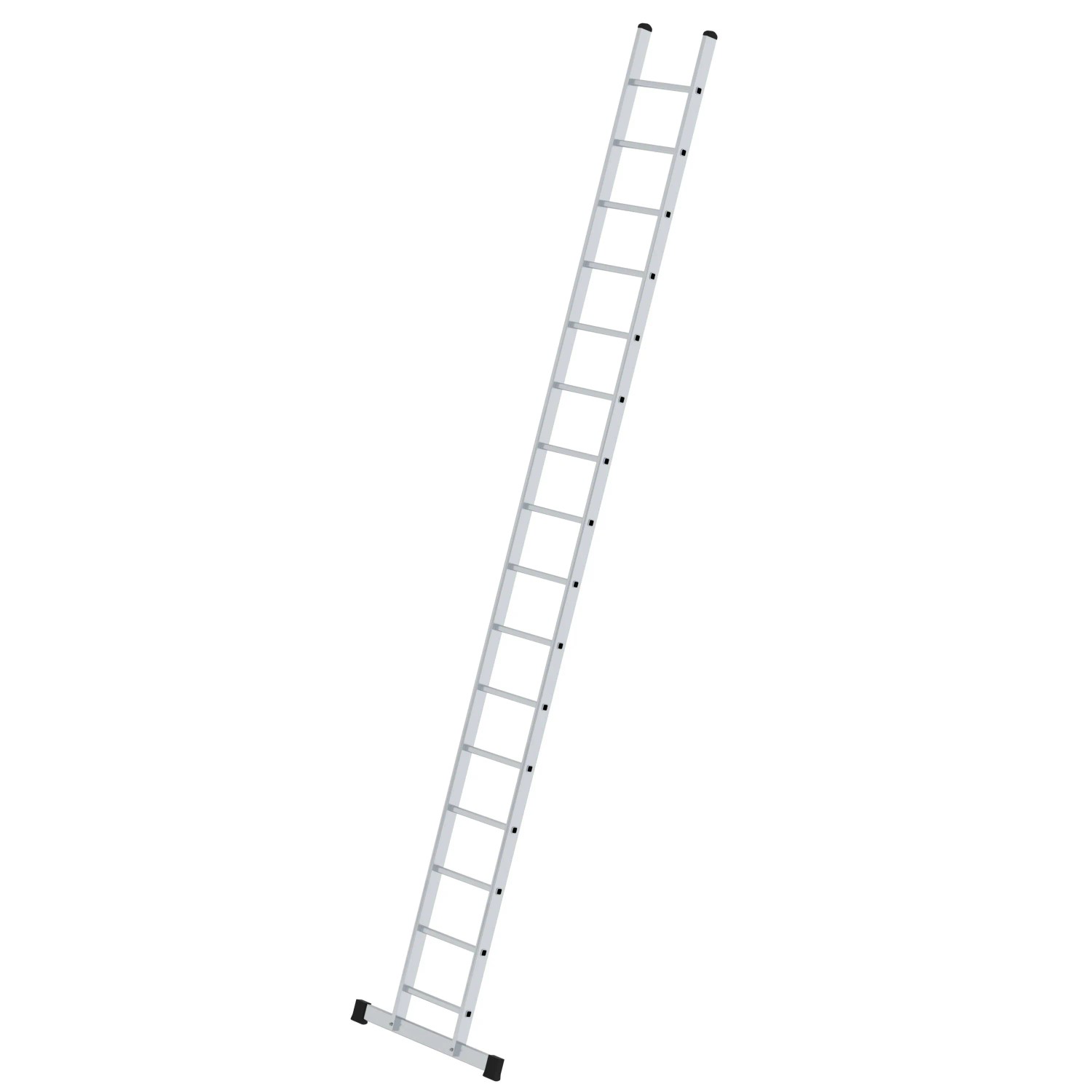 PROREGAL Sprossen-Anlegeleiter mit Standard-Traverse 16 Sprossen
