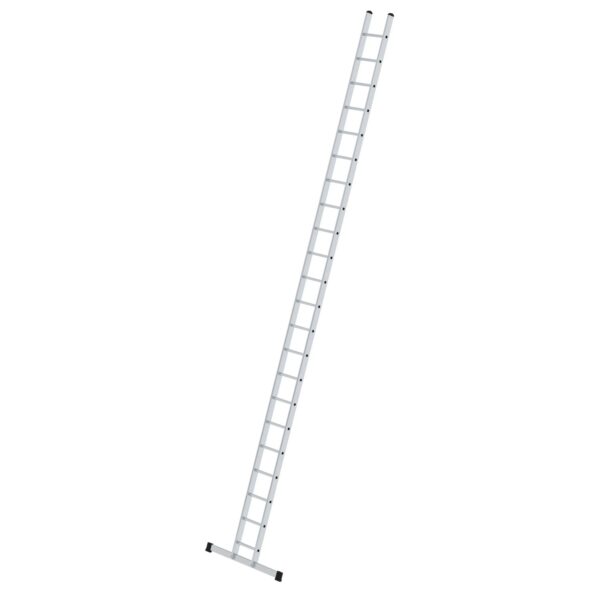 PROREGAL Sprossen-Anlegeleiter 350 mm Breit mit Standard-Traverse 22 Sprossen