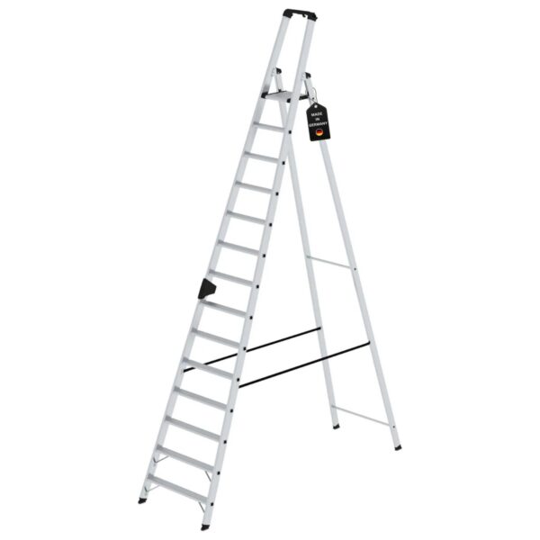 PROREGAL Stufen-Stehleiter Einseitig Begehbar 14 Stufen PROREGAL Stufen-Stehleiter Einseitig Begehbar 14 Stufen