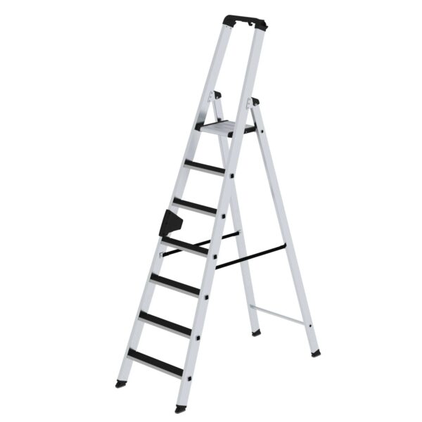 PROREGAL Stufen-Stehleiter Einseitig Begehbar mit Clip-Step 7 Stufen PROREGAL Stufen-Stehleiter Einseitig Begehbar mit Clip-Step 7 Stufen