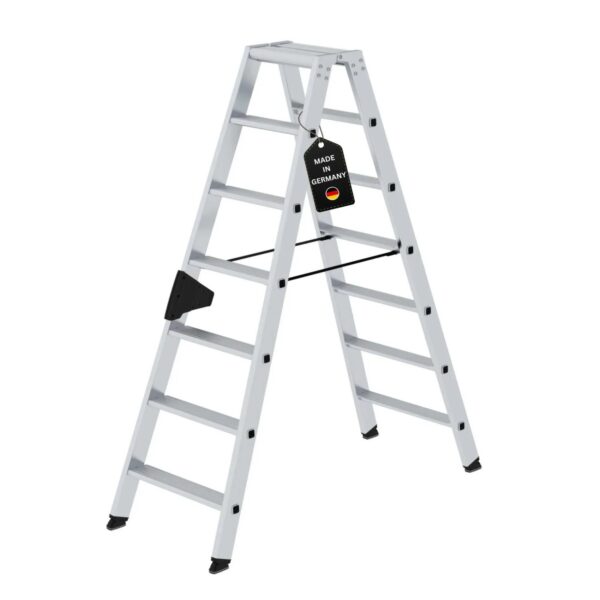 PROREGAL Stufen-Stehleiter Beidseitig Begehbar 2 x 7 Stufen PROREGAL Stufen-Stehleiter Beidseitig Begehbar 2 x 7 Stufen