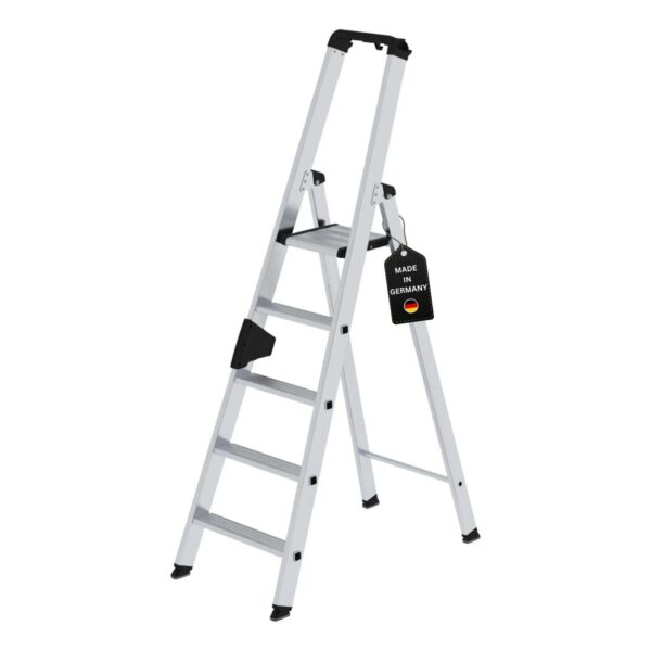 PROREGAL Stufen-Stehleiter Einseitig Begehbar 5 Stufen PROREGAL Stufen-Stehleiter Einseitig Begehbar 5 Stufen