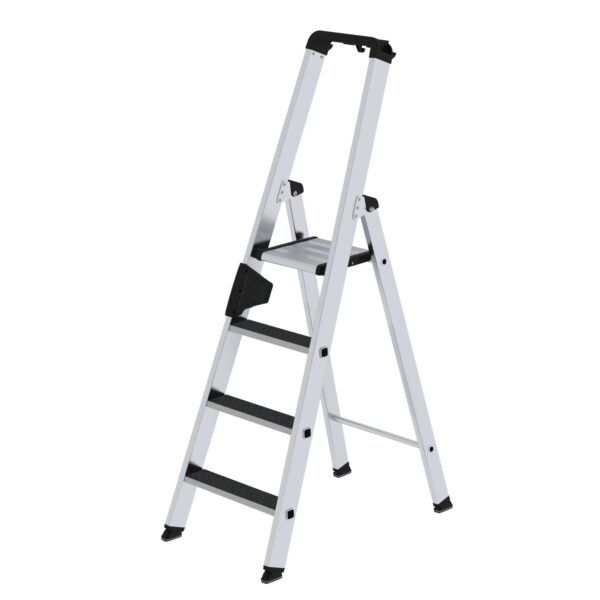 PROREGAL Stufen-Stehleiter Einseitig Begehbar mit Clip-Step R13 4 Stufen PROREGAL Stufen-Stehleiter Einseitig Begehbar mit Clip-Step R13 4 Stufen