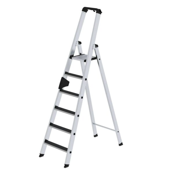 PROREGAL Stufen-Stehleiter Einseitig Begehbar mit Clip-Step R13 6 Stufen PROREGAL Stufen-Stehleiter Einseitig Begehbar mit Clip-Step R13 6 Stufen