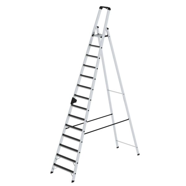 PROREGAL Stufen-Stehleiter Einseitig Begehbar mit Clip-Step R13 14 Stufen PROREGAL Stufen-Stehleiter Einseitig Begehbar mit Clip-Step R13 14 Stufen
