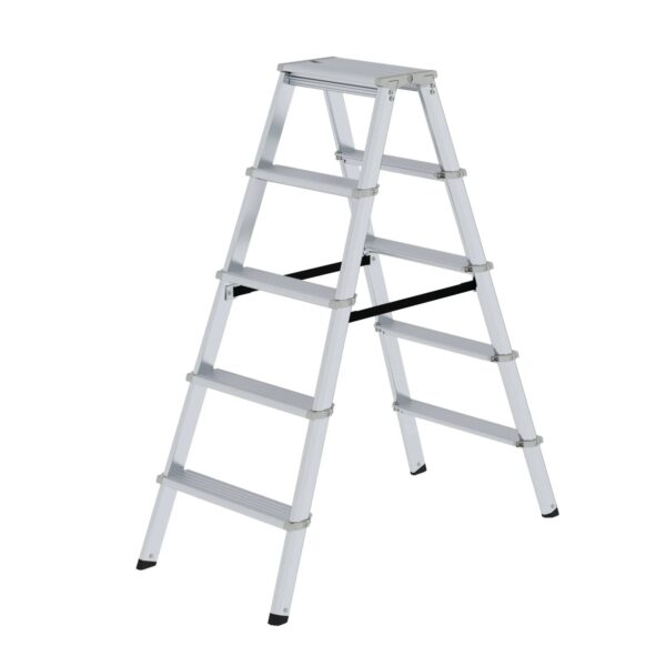 PROREGAL ML Stufen-Stehleiter Beidseitig Begehbar 2 x 5 Stufen PROREGAL ML Stufen-Stehleiter Beidseitig Begehbar 2 x 5 Stufen