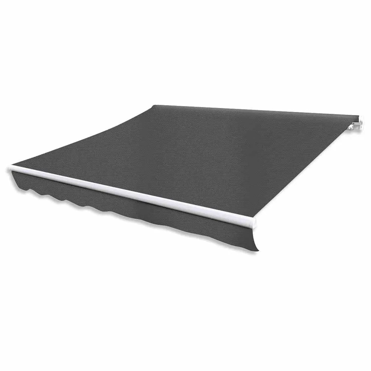 Furnicato Gelenkarmmarkise Motorisiert 400 cm Anthrazit