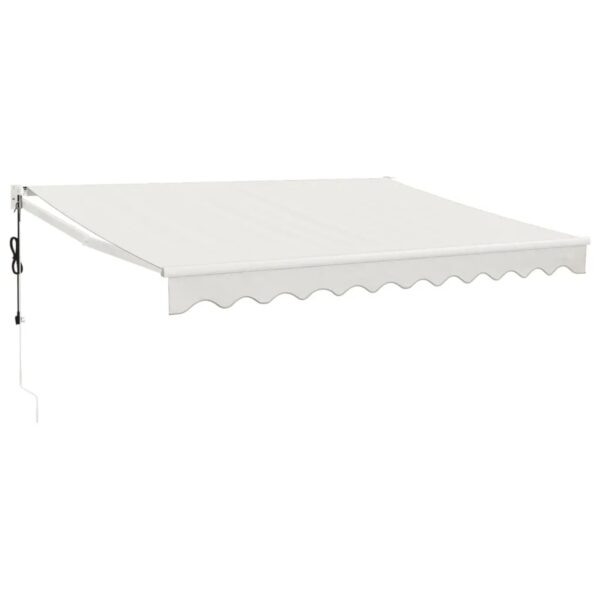 Furnicato Elektrische Markise Mit Kurbel Creme 35x25 M Furnicato Elektrische Markise Mit Kurbel Creme 35x25 M