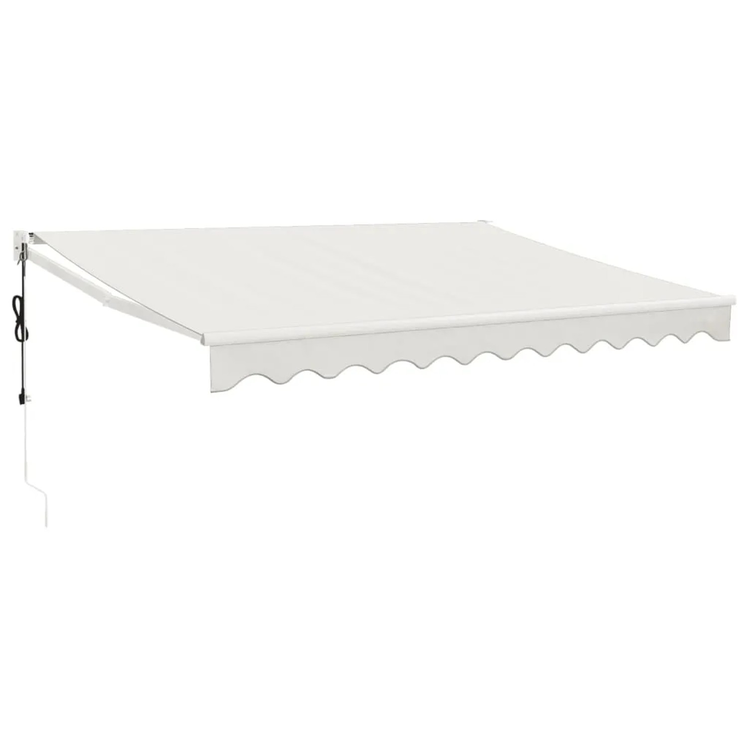 Furnicato Elektrische Markise Mit Kurbel Creme 35x25 M