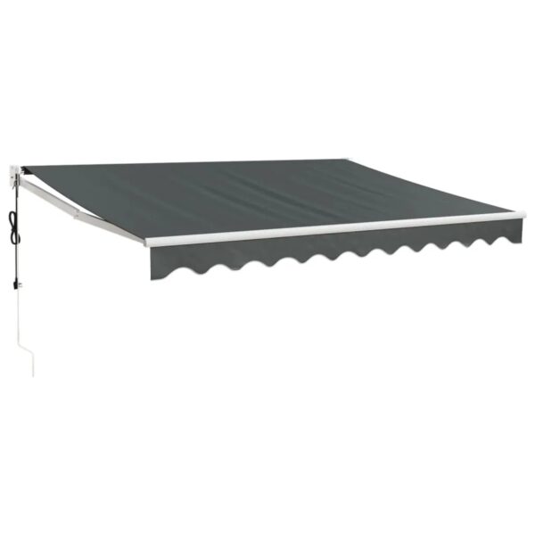 Furnicato Elektrische Markise Mit Kurbel Anthrazit 35x25 M Furnicato Elektrische Markise Mit Kurbel Anthrazit 35x25 M