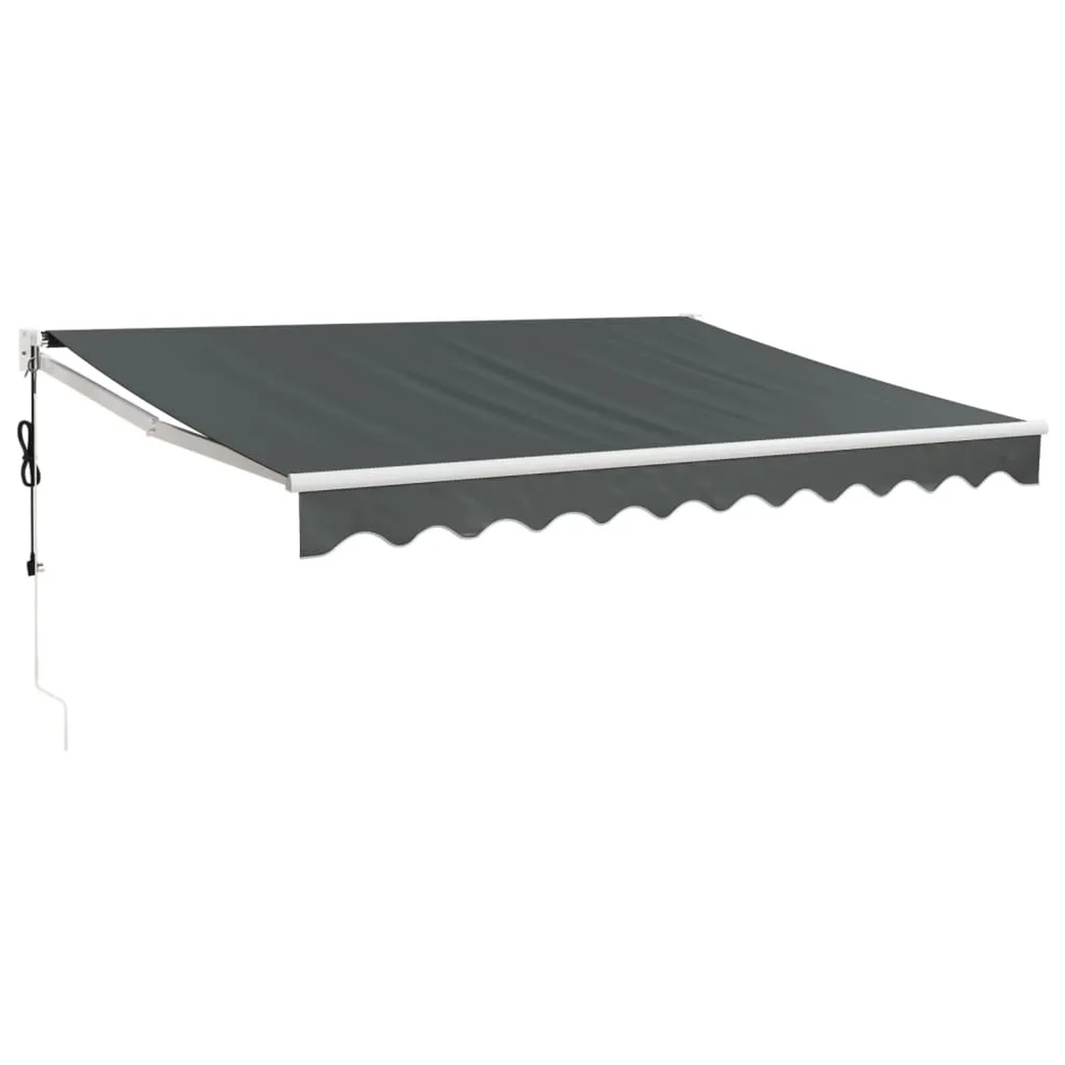 Furnicato Elektrische Markise Mit Kurbel Anthrazit 35x25 M