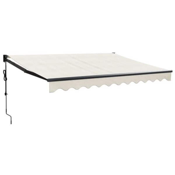 Furnicato Elektrische Markise Mit Kurbel Creme 3x25 M Furnicato Elektrische Markise Mit Kurbel Creme 3x25 M