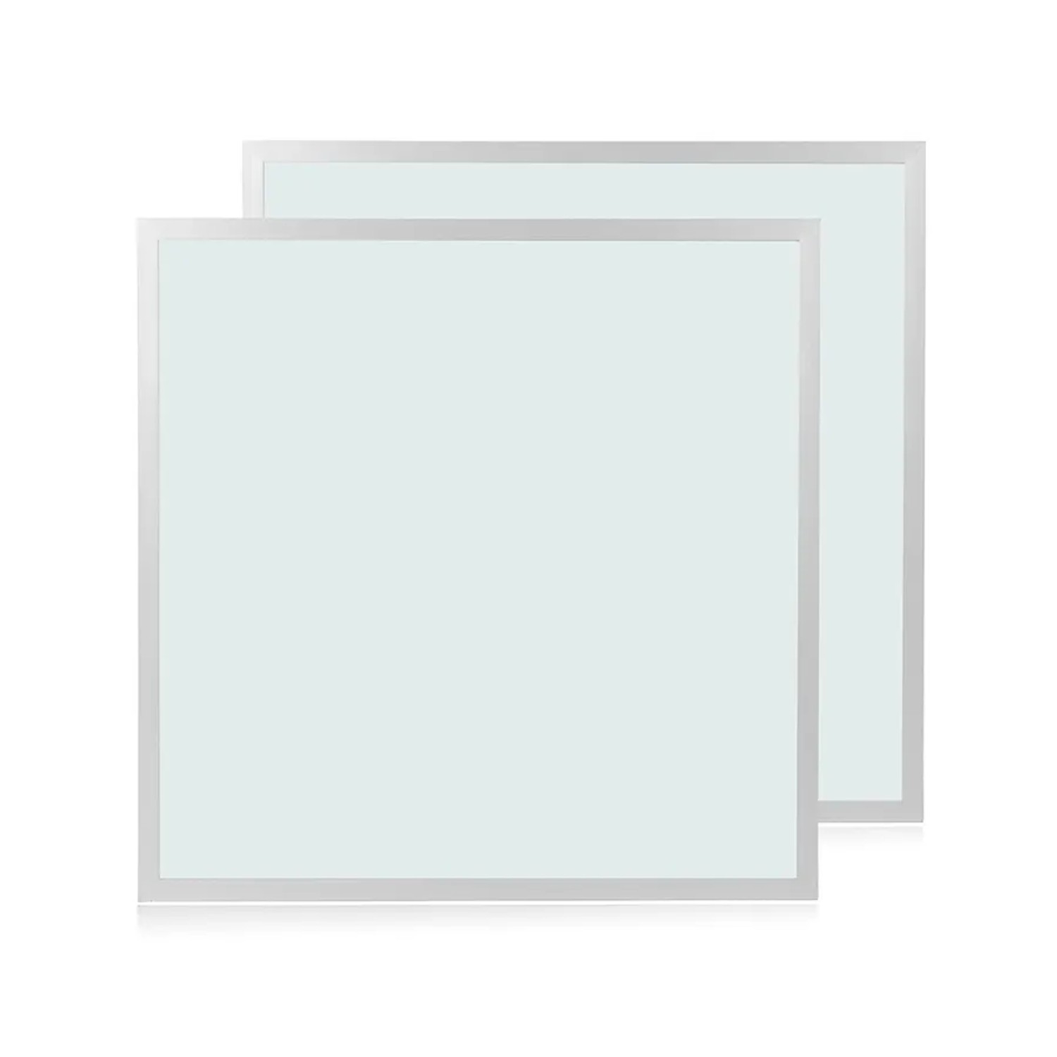 LUXULA 2er-Set LED Panel 62x62 cm 36W 3600lm 6000K Kaltweiß Büro- Deckenleuchte Backlit Einbauleuchte