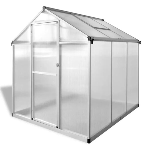 furnicato Gewächshaus Verstärkt Aluminium 3,46 m³ furnicato Gewächshaus Verstärkt Aluminium 3,46 m³