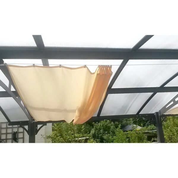 Floracord Vierecksonnensegel Elfenbein 330 cm x 140 cm Floracord Vierecksonnensegel Elfenbein 330 cm x 140 cm