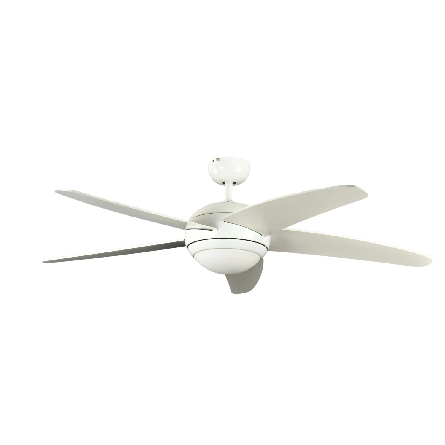 Pepeo Deckenventilator Melton Weiß 132 cm mit Beleuchtung und Fernbedienung