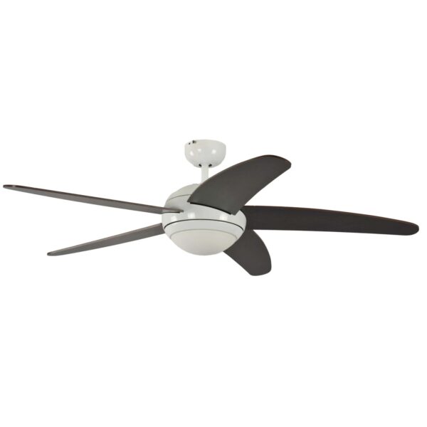 Pepeo Deckenventilator Melton Weiß - Wenge 132 cm mit Beleuchtung und Fernbedienung Pepeo Deckenventilator Melton Weiß - Wenge 132 cm mit Beleuchtung und Fernbedienung