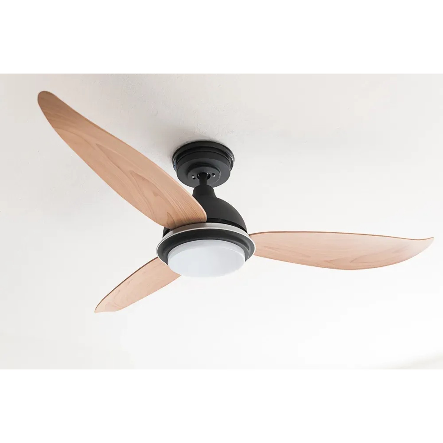 Pepeo Energiespar Deckenventilator mit LED Beleuchtung und Fernbedienung Bayu 122 cm