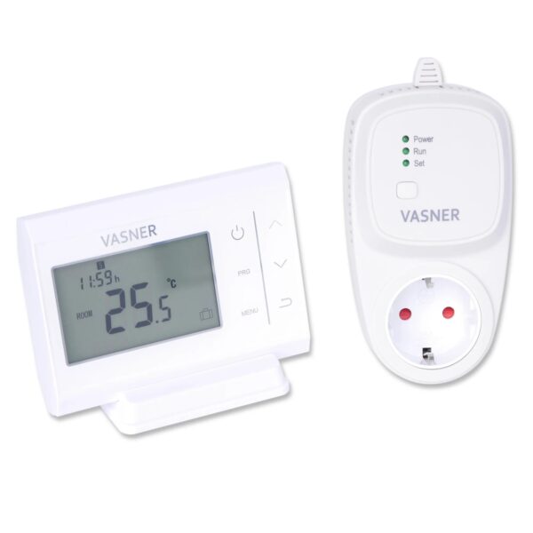 Vasner Funk-Raumthermostat Set VFT35 Weiß Vasner Funk-Raumthermostat Set VFT35 Weiß