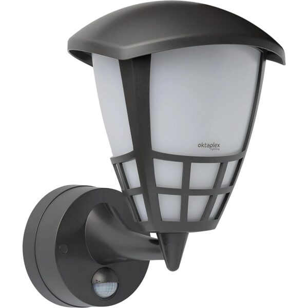 Oktaplex Außenlampe mit Sensor Bel E27 Leuchtmittel Außenleuchte 230V IP54 Anthrazit Oktaplex Außenlampe mit Sensor Bel E27 Leuchtmittel Außenleuchte 230V IP54 Anthrazit