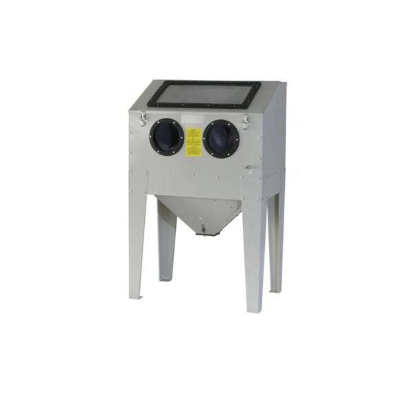 DeTec. Sandstrahlkabine 220l Sandstrahlgerät 230V inkl. Zubehör Sandstrahler Mit Beleuchtung