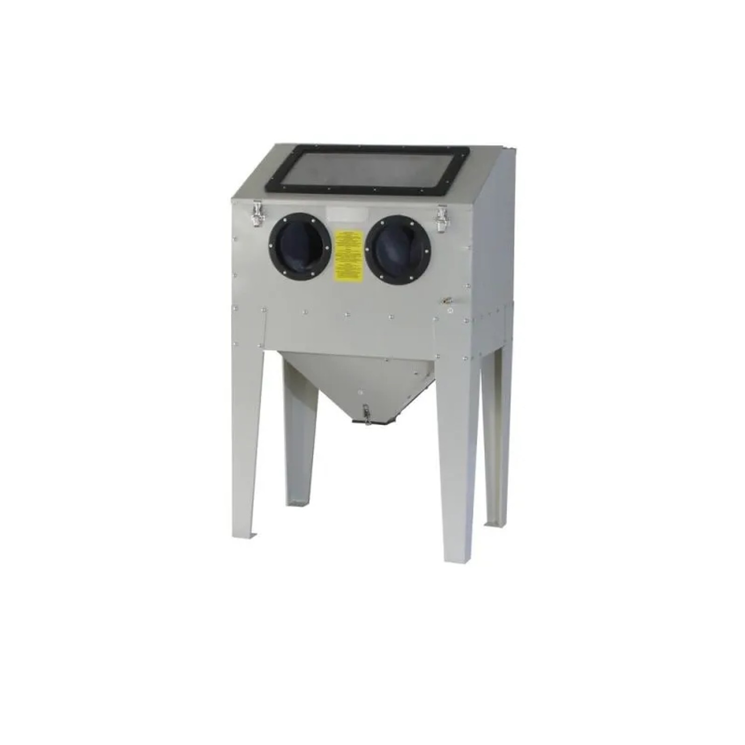 DeTec. Sandstrahlkabine 220l Sandstrahlgerät 230V inkl. Zubehör Sandstrahler Mit Beleuchtung