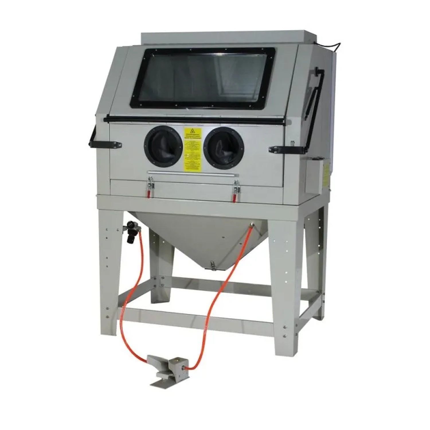 DeTec. Sandstrahlkabine 990l Sandstrahlgerät Mit Fußpedal Sandstrahler 990 Liter Mit Absaugung Und Beleuchtung