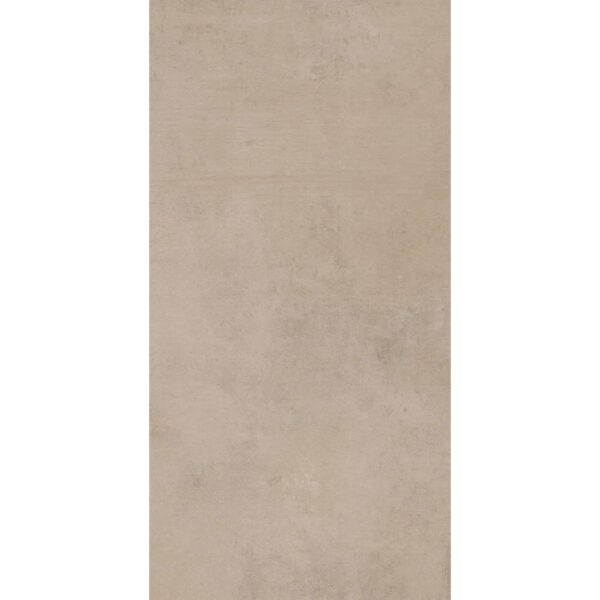 Bodenfliese Denver Feinsteinzeug Taupe Glasiert Matt Rektifiziert 30 cm x 60 cm