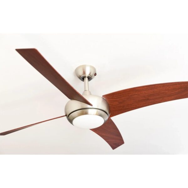 AIRERYDER Deckenventilator Borealis Nussbaum 122 cm mit LED Beleuchtung und Fernbedienung