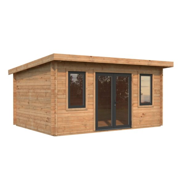 Palmako Holz-Gartenhaus Lisandra Pultdach Tauchgrundiert 470 cm x 350 cm Palmako Holz-Gartenhaus Lisandra Pultdach Tauchgrundiert 470 cm x 350 cm