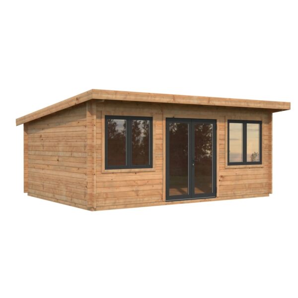 Palmako Holz-Gartenhaus Lisandra Pultdach Tauchgrundiert 550 cm x 400 cm Palmako Holz-Gartenhaus Lisandra Pultdach Tauchgrundiert 550 cm x 400 cm