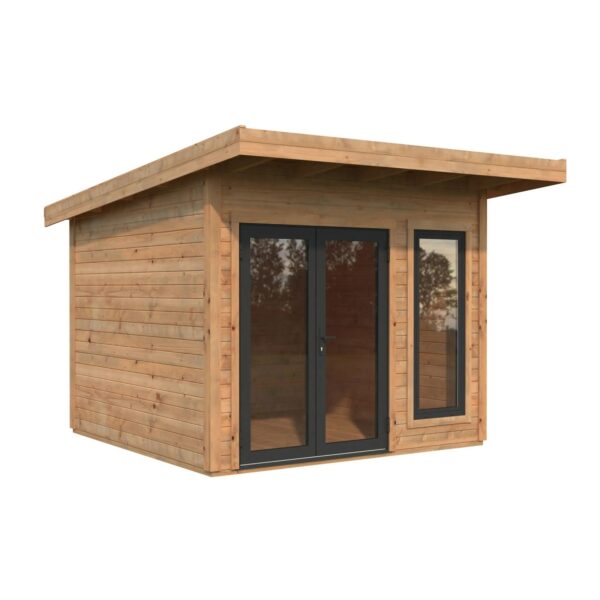 Palmako Holz-Gartenhaus Aurelia Pultdach Tauchgrundiert 296 cm x 300 cm 8,4 m² Palmako Holz-Gartenhaus Aurelia Pultdach Tauchgrundiert 296 cm x 300 cm 8,4 m²