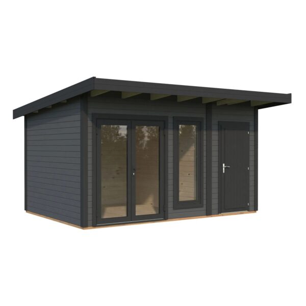 Palmako Holz-Gartenhaus Aurelia Pultdach Lackiert 436 cm x 300 cm 12,4 m² Palmako Holz-Gartenhaus Aurelia Pultdach Lackiert 436 cm x 300 cm 12,4 m²