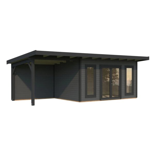 Palmako Holz-Gartenhaus Aurelia Pultdach Lackiert 749 cm x 300 cm 20,6 m² Palmako Holz-Gartenhaus Aurelia Pultdach Lackiert 749 cm x 300 cm 20,6 m²