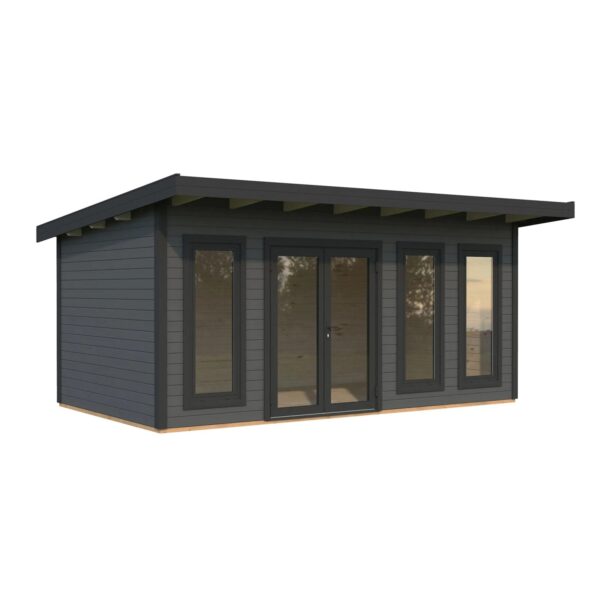 Palmako Holz-Gartenhaus Aurelia Pultdach Lackiert 530 cm x 300 cm 15,2 m²