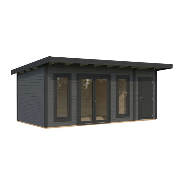 Palmako Holz-Gartenhaus Aurelia Pultdach Lackiert 586 cm x 300 cm 16,7 m² Palmako Holz-Gartenhaus Aurelia Pultdach Lackiert 586 cm x 300 cm 16,7 m²