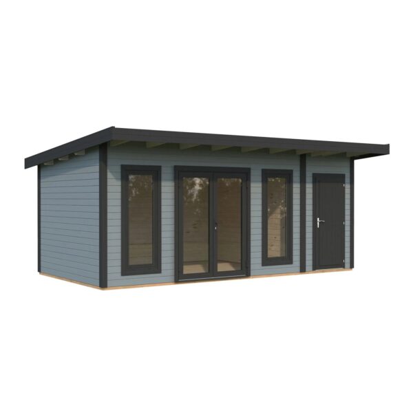 Palmako Holz-Gartenhaus Aurelia Pultdach Lackiert 586 cm x 300 cm 16,7 m² Palmako Holz-Gartenhaus Aurelia Pultdach Lackiert 586 cm x 300 cm 16,7 m²