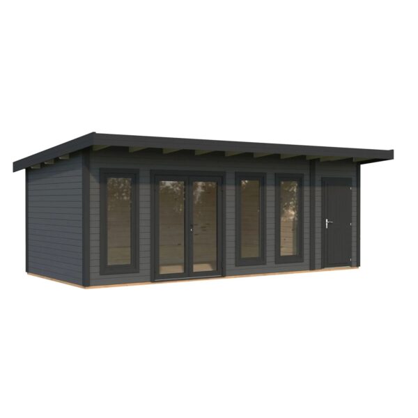Palmako Holz-Gartenhaus Aurelia Pultdach Lackiert 670 cm x 300 cm 19,2 m² Palmako Holz-Gartenhaus Aurelia Pultdach Lackiert 670 cm x 300 cm 19,2 m²