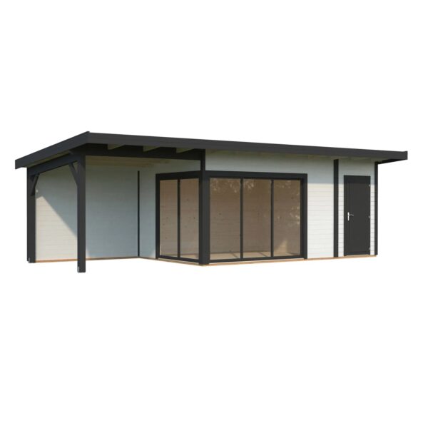 Palmako Holz-Gartenhaus Andrea Slide Pultdach Lackiert 833 cm x 300 cm 23,1 m² Palmako Holz-Gartenhaus Andrea Slide Pultdach Lackiert 833 cm x 300 cm 23,1 m²