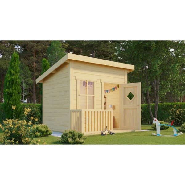 Lasita Maja Kinderspielhaus Natur Flipp 160 cm x 200 cm