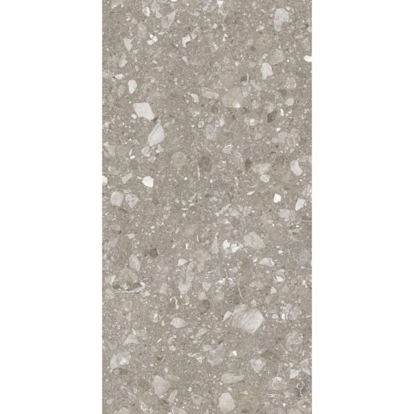Bodenfliese Feinsteinzeug Terra greige Taupe Glasiert Matt 60 cm x 120 cm