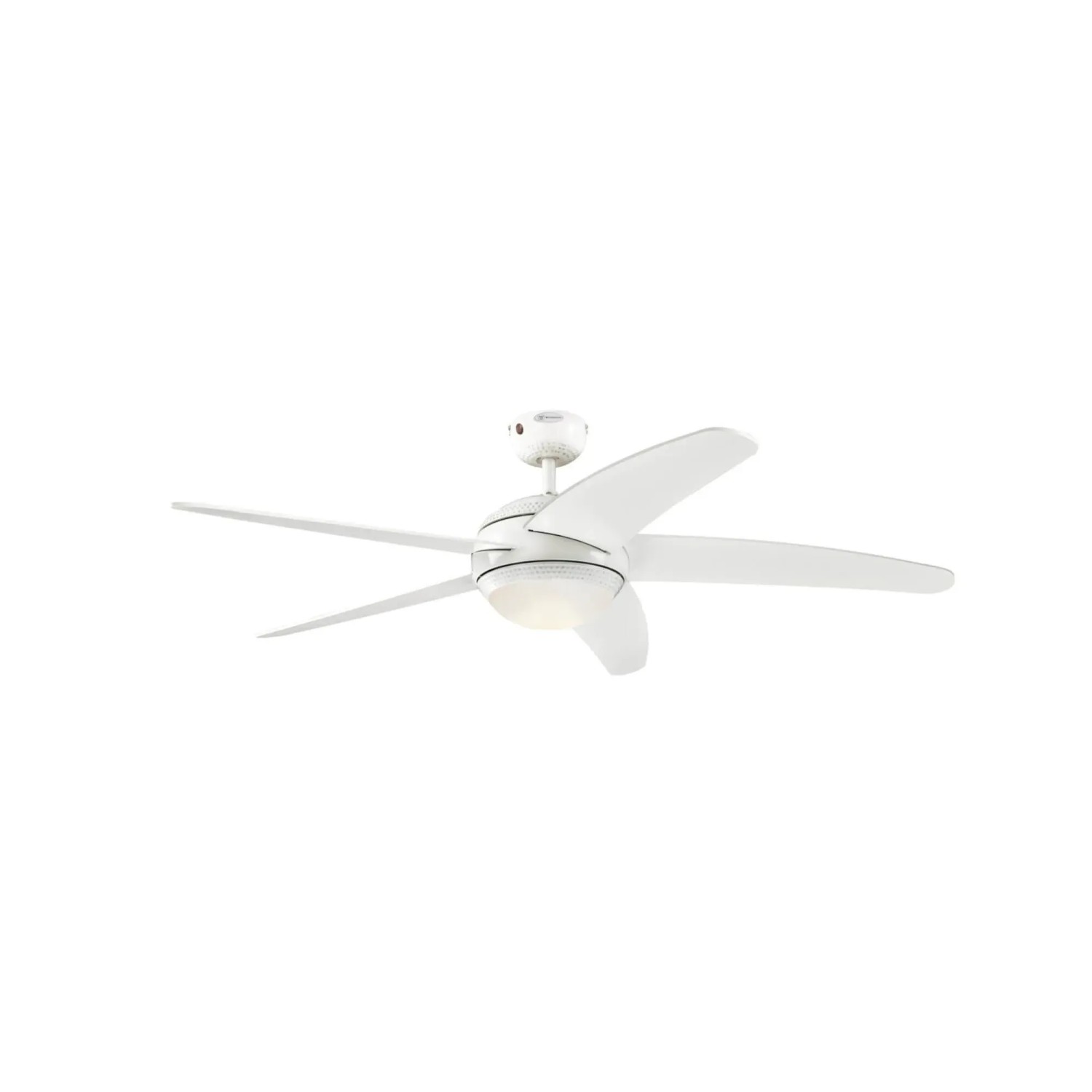 WESTINGHOUSE Westinghouse Deckenventilator Bendan Weiß mit LED Beleuchtung und Fernbedienung