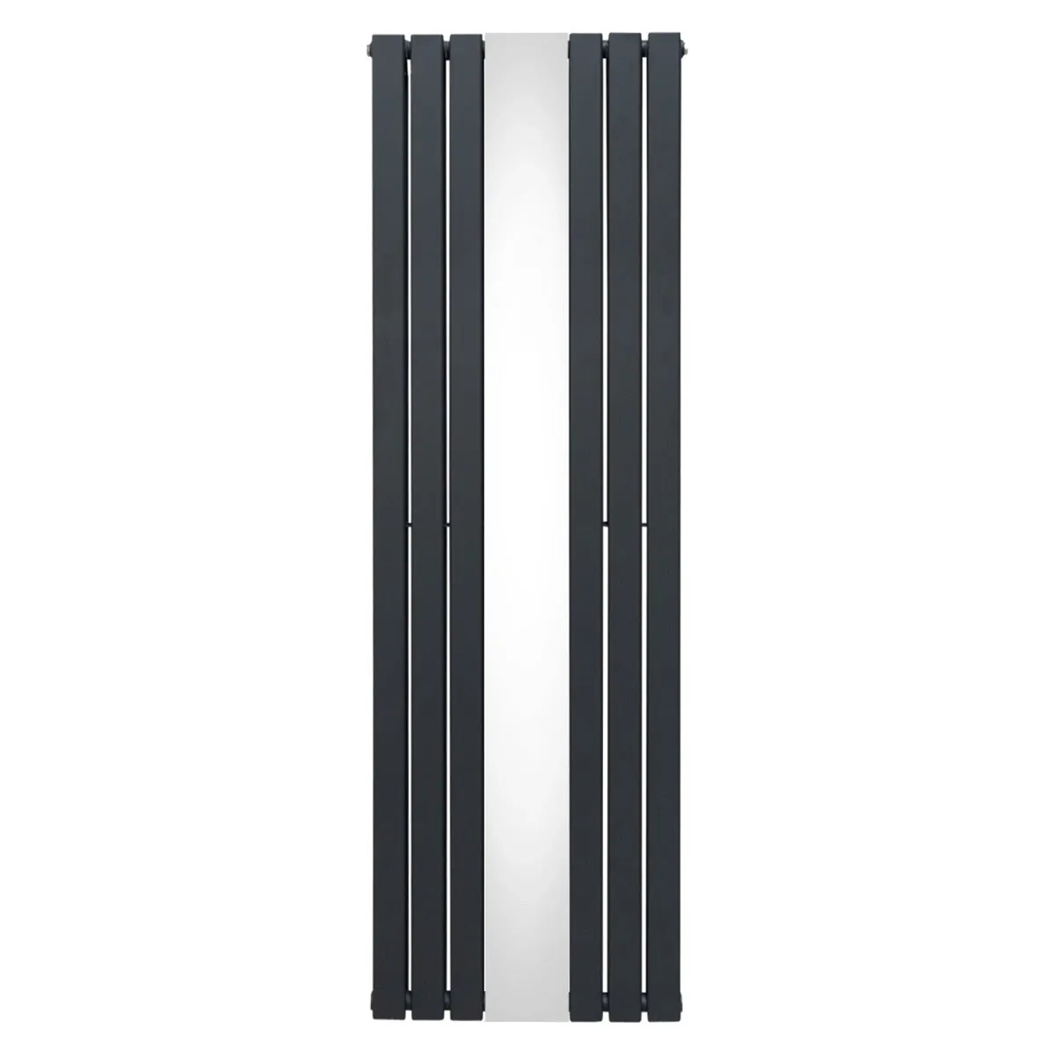 Monstershop Heizkörper mit Spiegel 1800mm x 565mm Anthrazitgrau