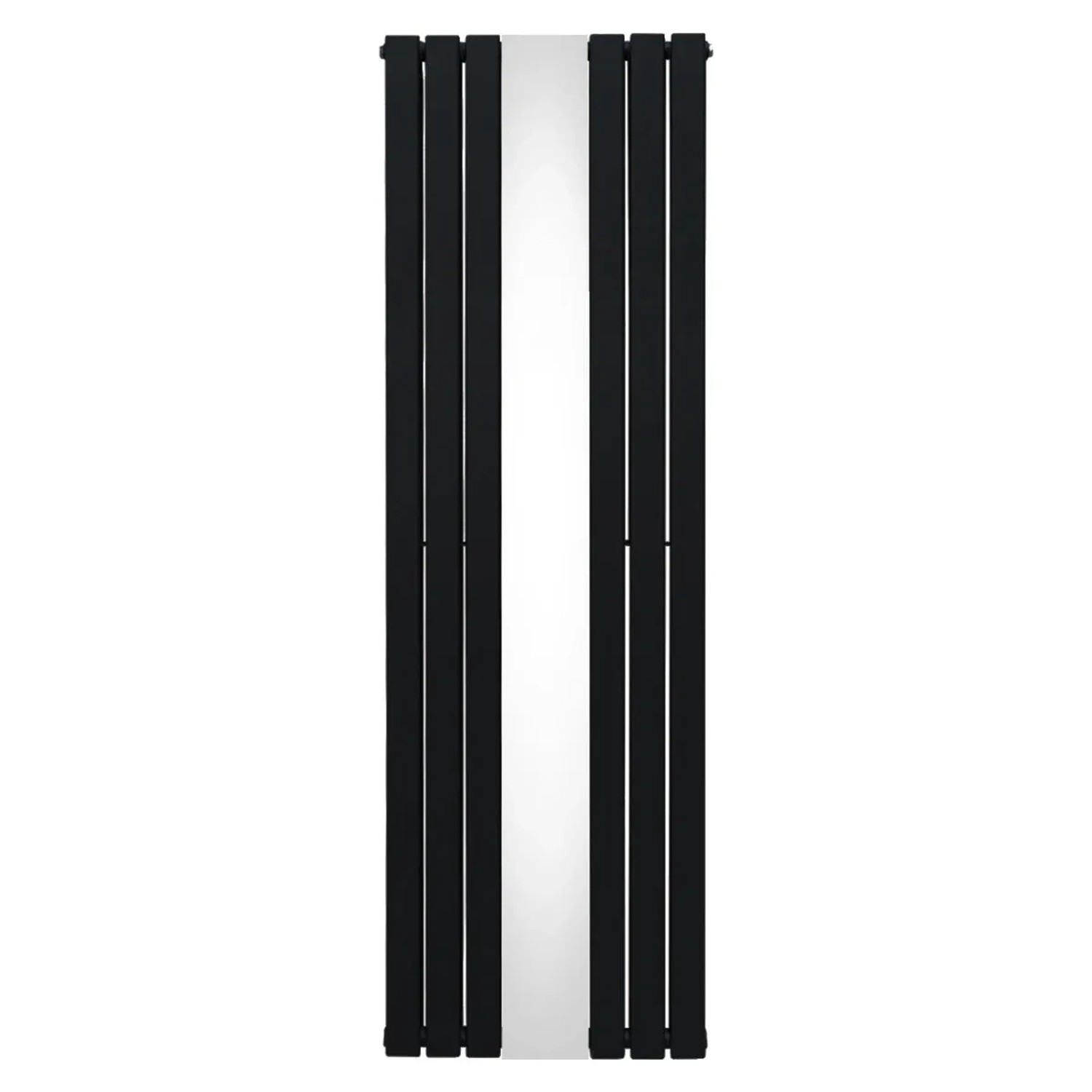 Monstershop Heizkörper mit Spiegel 1800mm x 565mm Schwarz