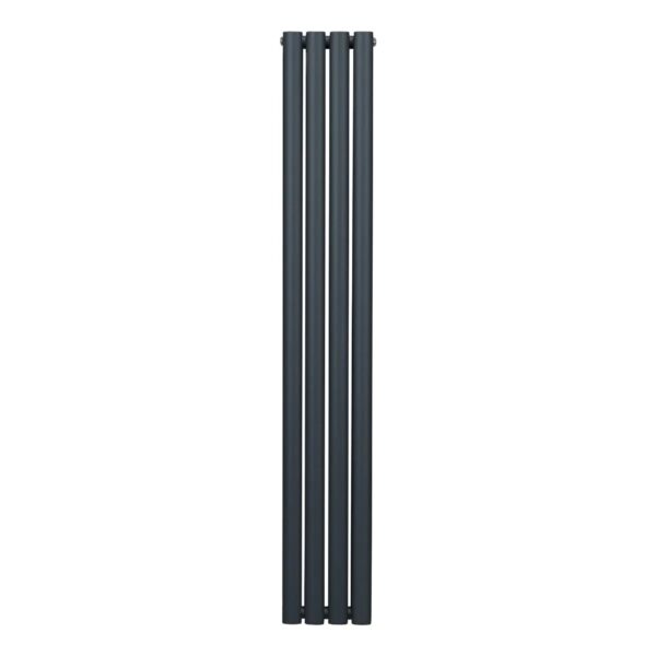 Monstershop Oval Röhrenheizkörper 1600mm x 240mm Anthrazitgrau