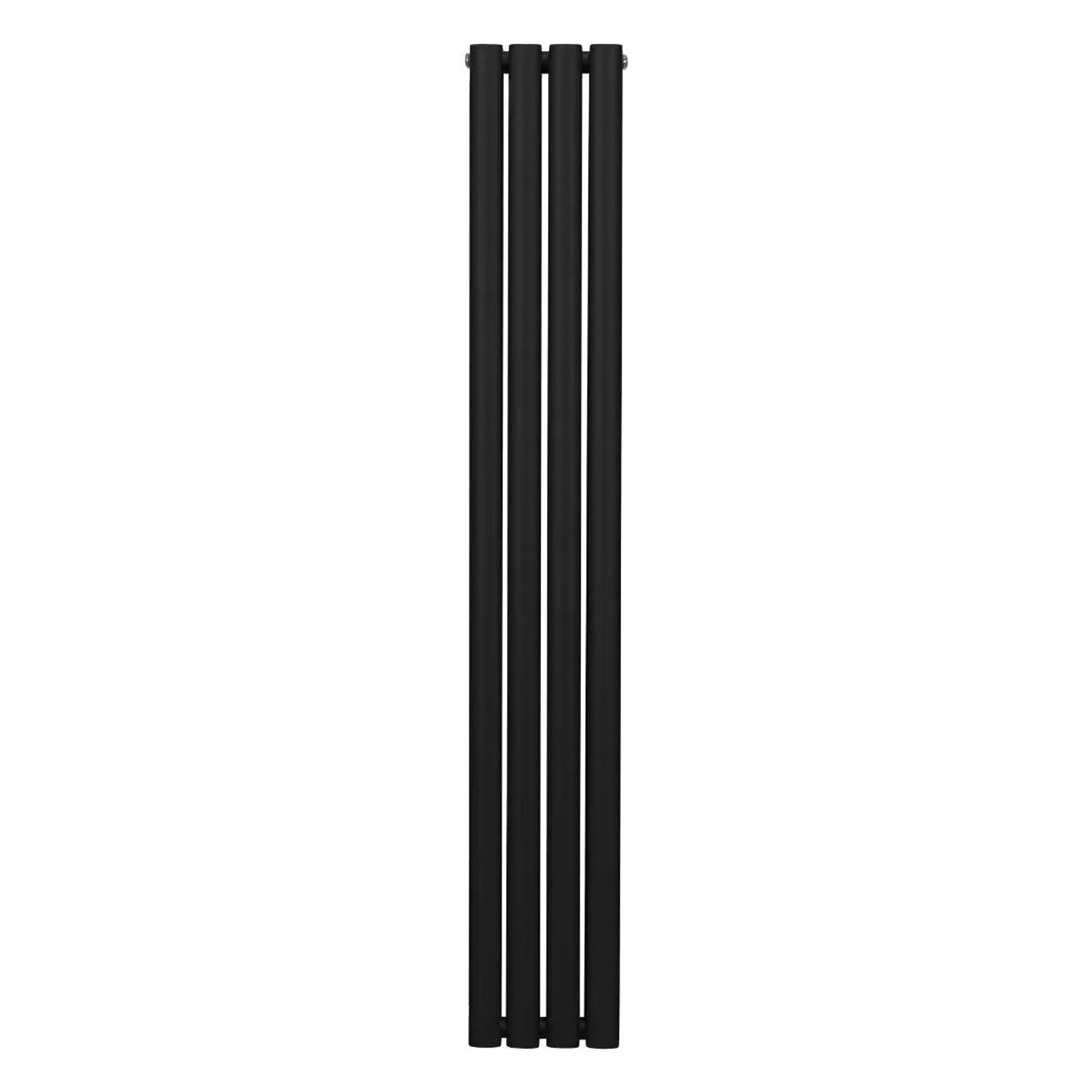 Monstershop Oval Röhrenheizkörper 1600mm x 240mm Schwarz
