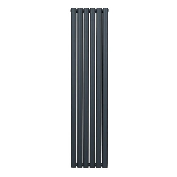 Monstershop Oval Röhrenheizkörper 1600mm x 360mm Anthrazitgrau