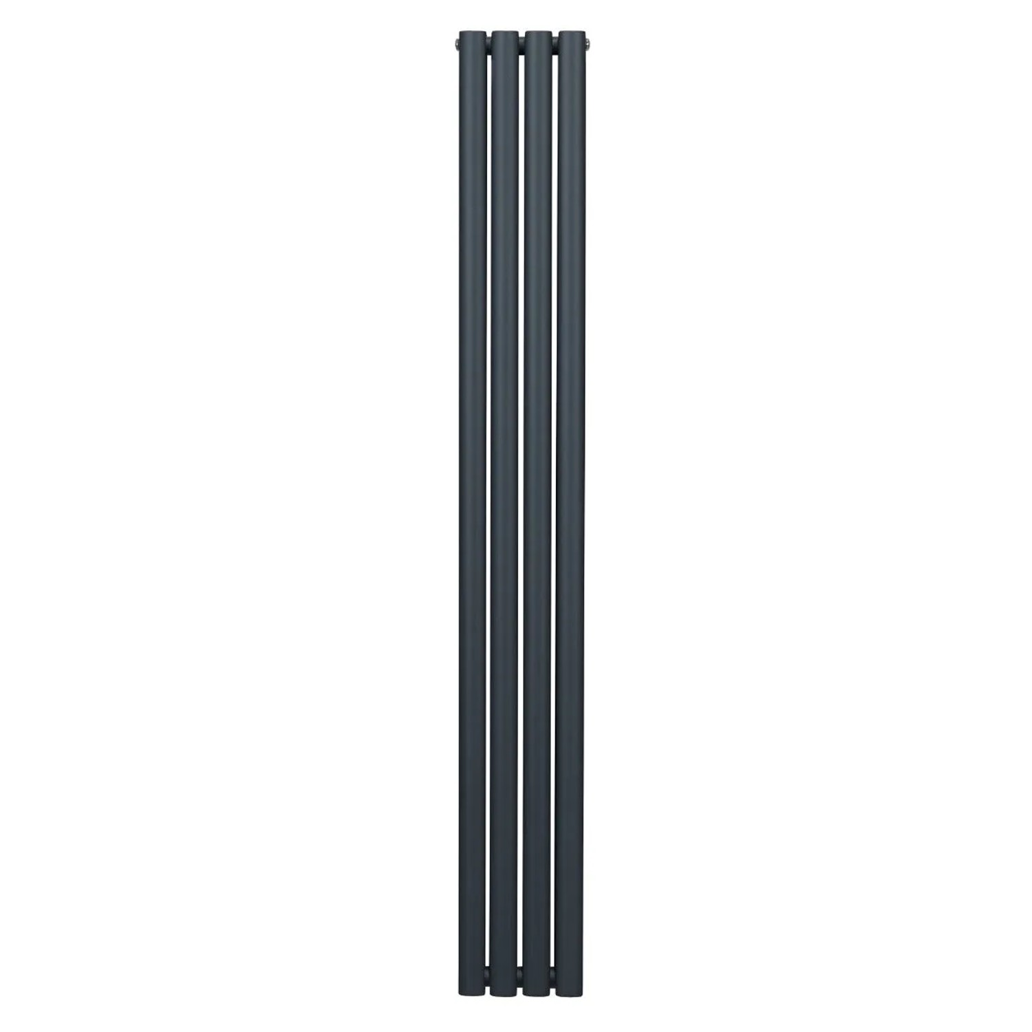 Monstershop Oval Röhrenheizkörper 1800mm x 240mm Anthrazitgrau